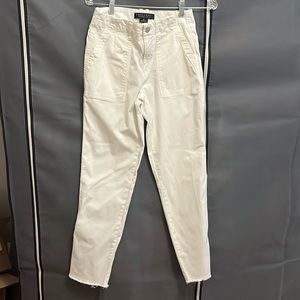 Sanctuary white cotton & spandex pants